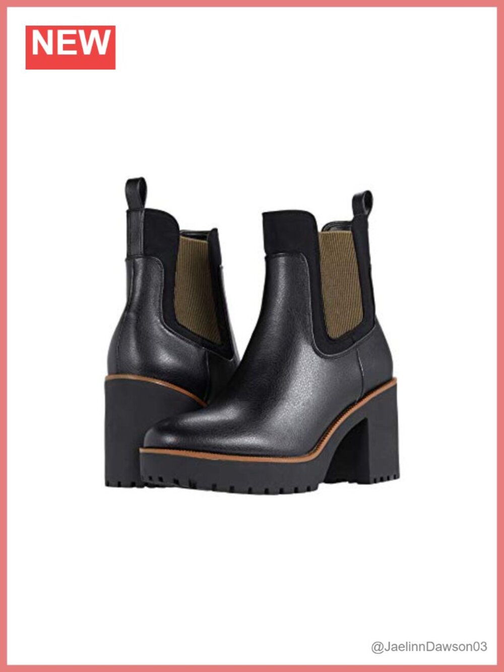 Chinese Laundry Women's Good Day Ankle Bootie Faux Leather Block Heel